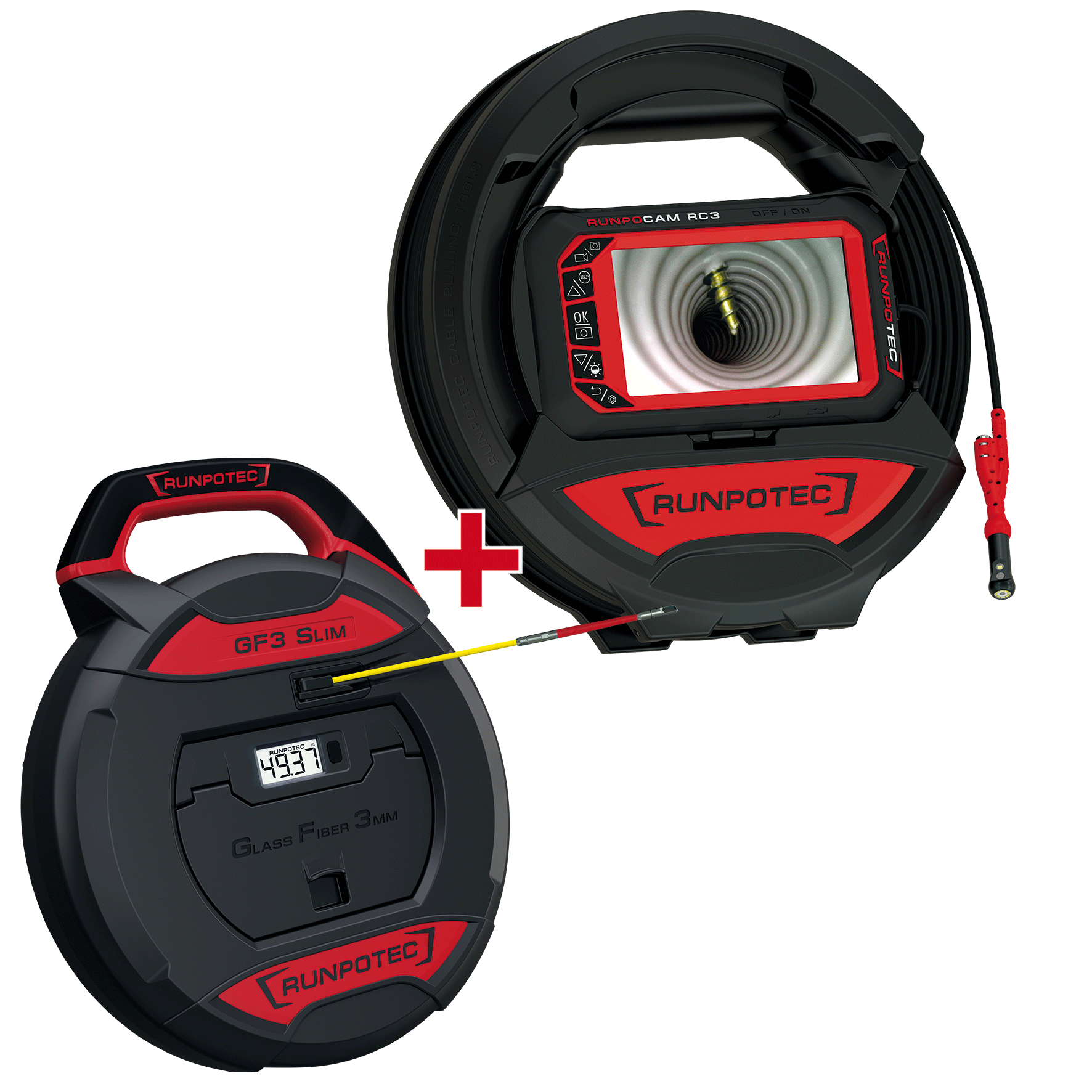 RUNPOTEC 11150 RC3 inspekční digitální kamera (15m) + protahovací pero GF3 (30m) RUNPOTEC 11150 RC3 inspekční digitální kamera (15m) + protahovací pero GF3 (30m)